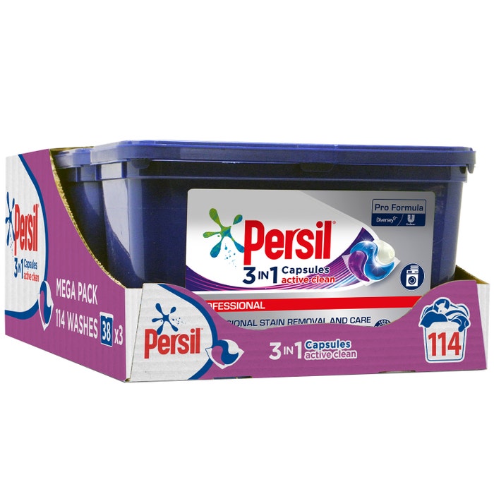 Persil Pro-Formula 3 in 1 Active Clean Capsules {114 Wash}