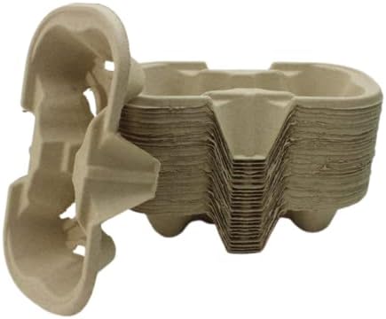 Belgravia Disposables Moulded Pulp 2 Cup Carrier x 180's