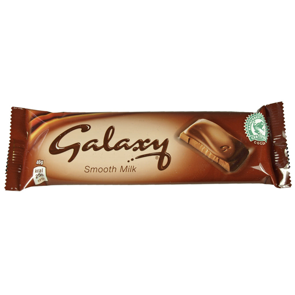 Galaxy Smooth Milk Chocolate Bars (Pack of 24) 42g