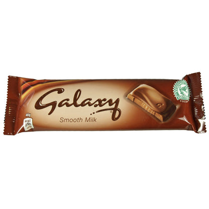 Galaxy Smooth Milk Chocolate Bars (Pack of 24) 42g