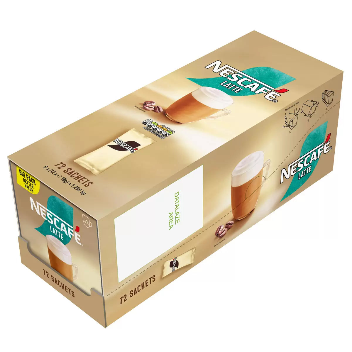 Nescafe Gold Latte Sachets 72's x 18g