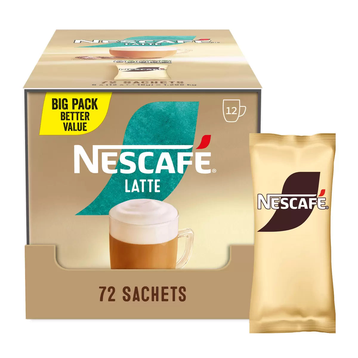 Nescafe Gold Latte Sachets 72's x 18g