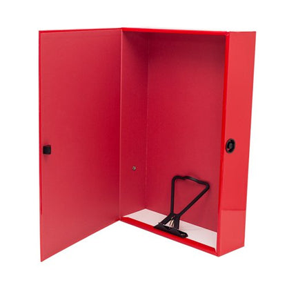 5 Star Box File Foolscap Red (Pack of 5) 332845