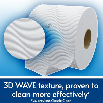 Andrex Classic White Toilet Roll NEW 3D Wave Texture , 9 Pack.