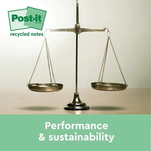 Post-it Super Sticky Recycled 76x76 Cardboard Packaging Assorted (Pack of 18) 654RSSCOL14+4F