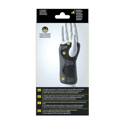 Futuro Comfort Stabilizing Wrist Brace Adjustable 14-21cm Grey 10770SPEI