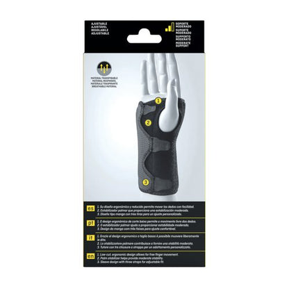 Futuro Comfort Stabilizing Wrist Brace Adjustable 14-21cm Grey 10770SPEI