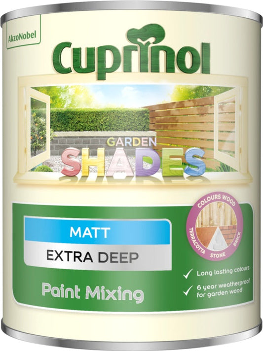 Cuprinol Garden Shades Extra Deep Matt Paint Mixing 2.5L