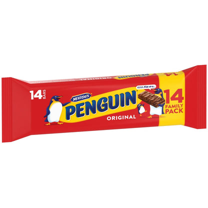 McVitie's Penguin Milk Chocolate Biscuit Bars (Pack of 14)