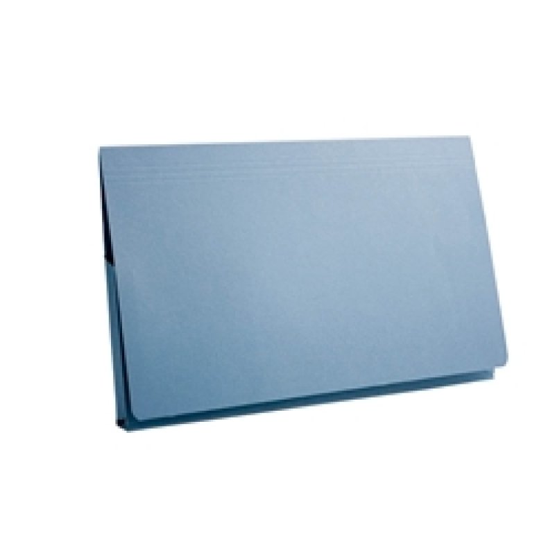 Guildhall Foolscap Blue Full Flap Document Wallets