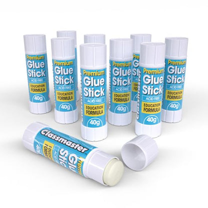 Classmaster Glue Stick 40g (Pack of 100) G40100