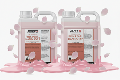 Janit-X Professional Luxury Pink Pearlised Hand Soap 5L Refill  Bottle