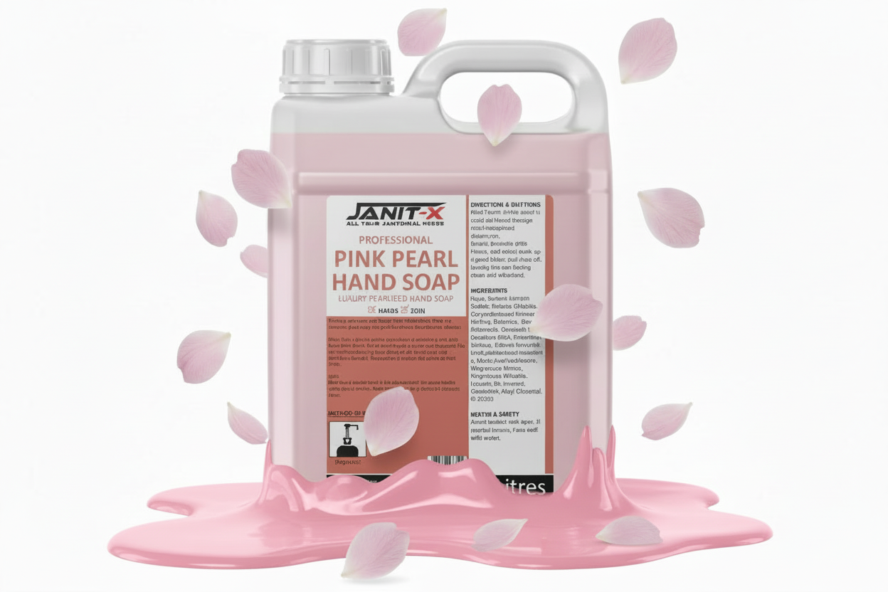 Janit-X Professional Luxury Pink Pearlised Hand Soap 5L Refill  Bottle