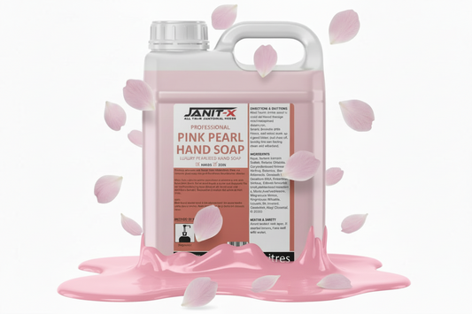 Janit-X Professional Luxury Pink Pearlised Hand Soap 5L Refill  Bottle