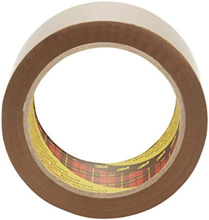 Scotch Packaging Tape Low Noise Brown/Buff 48mmx66m Pack 6 - 72 Roll's {Full Box}