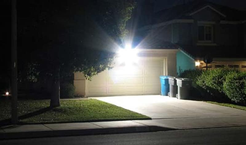 Powermaster 150W Eco Halogen PIR Black Floodlight {Bulb Included, Not part of the Pack}