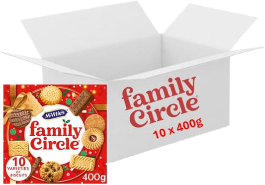 Mcvitie's Family Circle Biscuits 400g 10 Varieties Pack