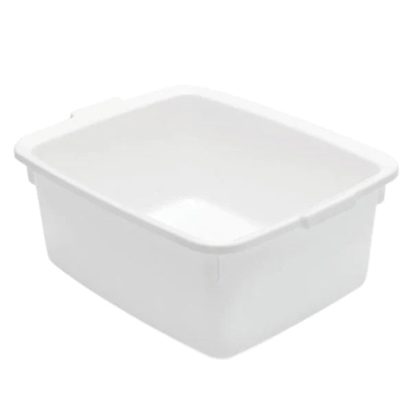 Addis Plastic Butler Large Rectangular Bowl, 12.5 Litre WHITE