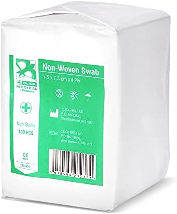 Blue Dot Non Sterile Gauze Swabs 7.5x7.5cm Pack 100's