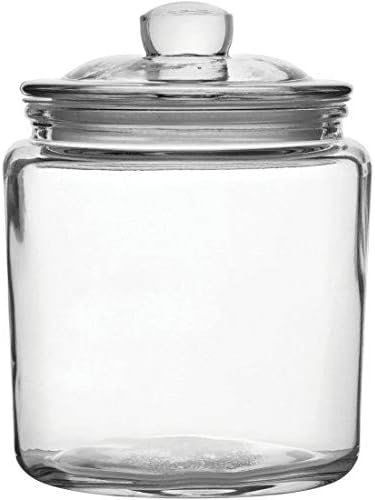 Fixtures Glass Biscotti / Biscuit / Storage Jar 0.9 Litre