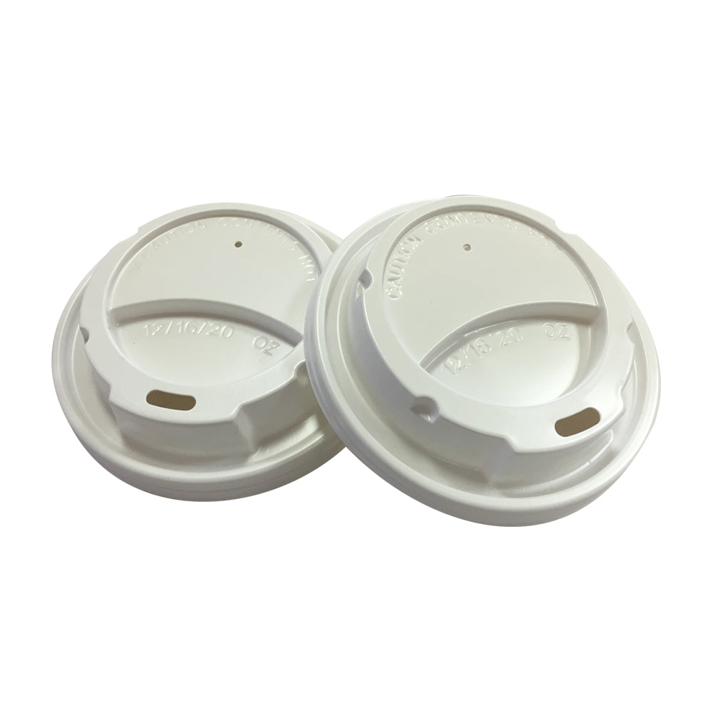 Belgravia 8oz/9oz White Sip Through 100 Lids