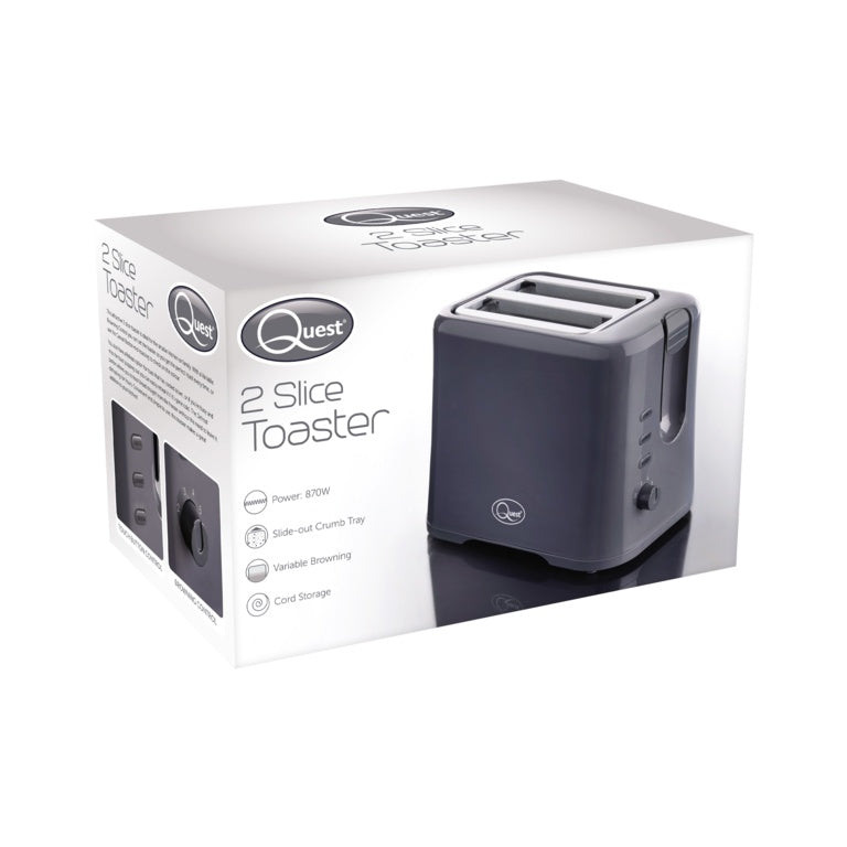 Quest 2 Slice Toaster in Grey