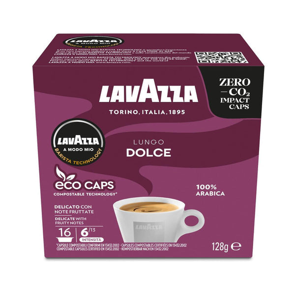 Lavazza A Modo Mio Lungo Dolce Eco Caps 16's