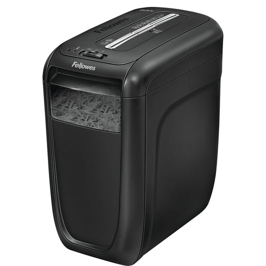 Fellowes Powershred 60Cs Cross Cut Shredder 22 Litre 10 Sheet Black 4606201