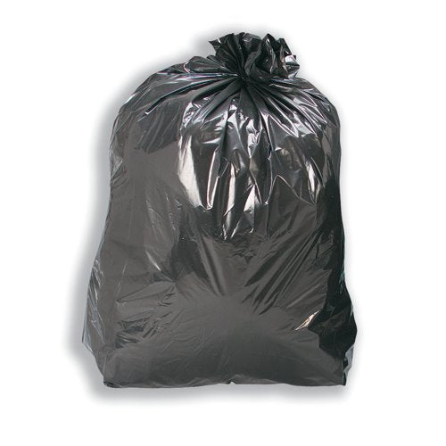 5 Star Medium/Heavy Duty Bin Liners 110 Litre Capacity Black (Pack of 200) 465144