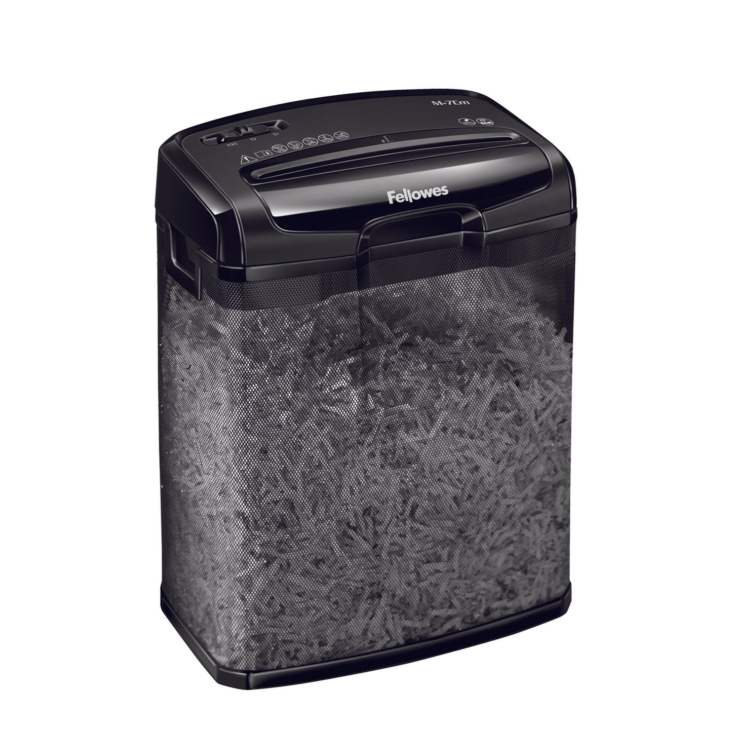 Fellowes M-7Cm Cross Cut Shredder 13 Litre 7 Sheet Black 4701901