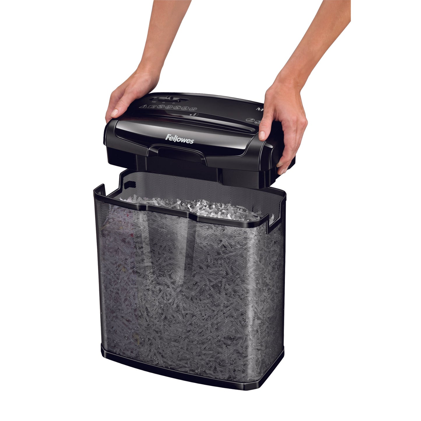 Fellowes M-7Cm Cross Cut Shredder 13 Litre 7 Sheet Black 4701901