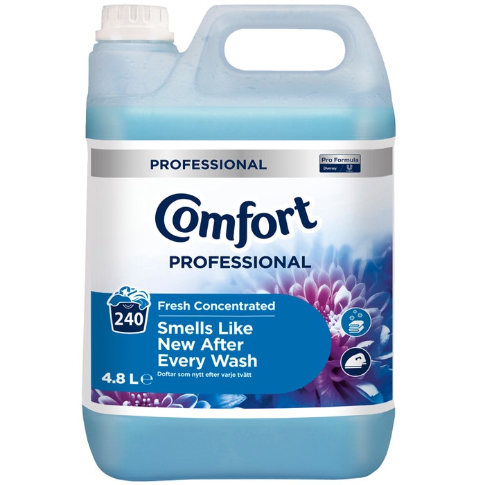 Comfort Professional Fresh Fabric Softener CONCENTRATED 4.8 Litre 240W