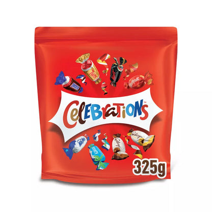 Celebrations Christmas Chocolate Sharing Pouch, 325g