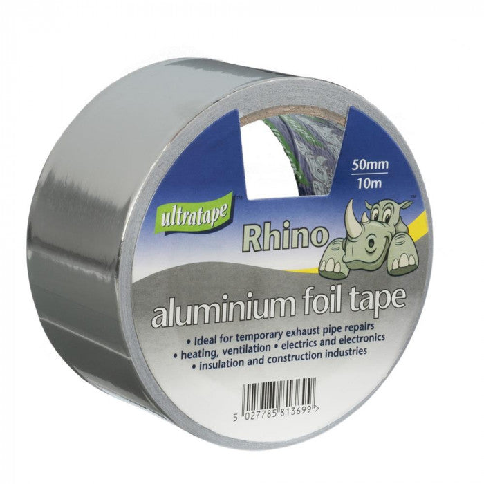 Rhino Aluminium Foil Tape  Foil Tape 50mm x 10m