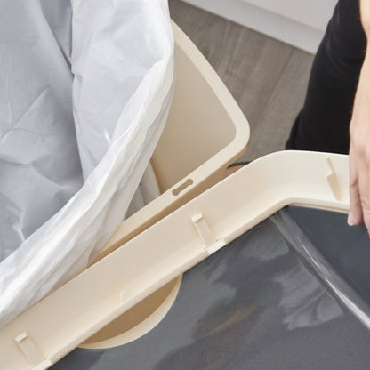 Addis 50 Litre Linen Lift Top Bin with Foot Plate