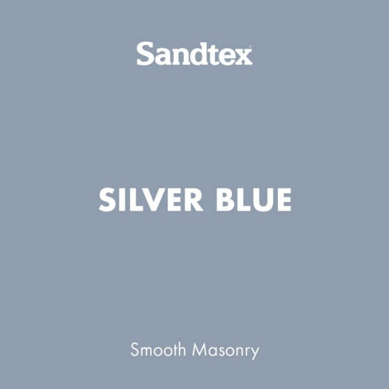 Sandtex Microseal Smooth Masonry Paint | Silver Blue | 5 Litre