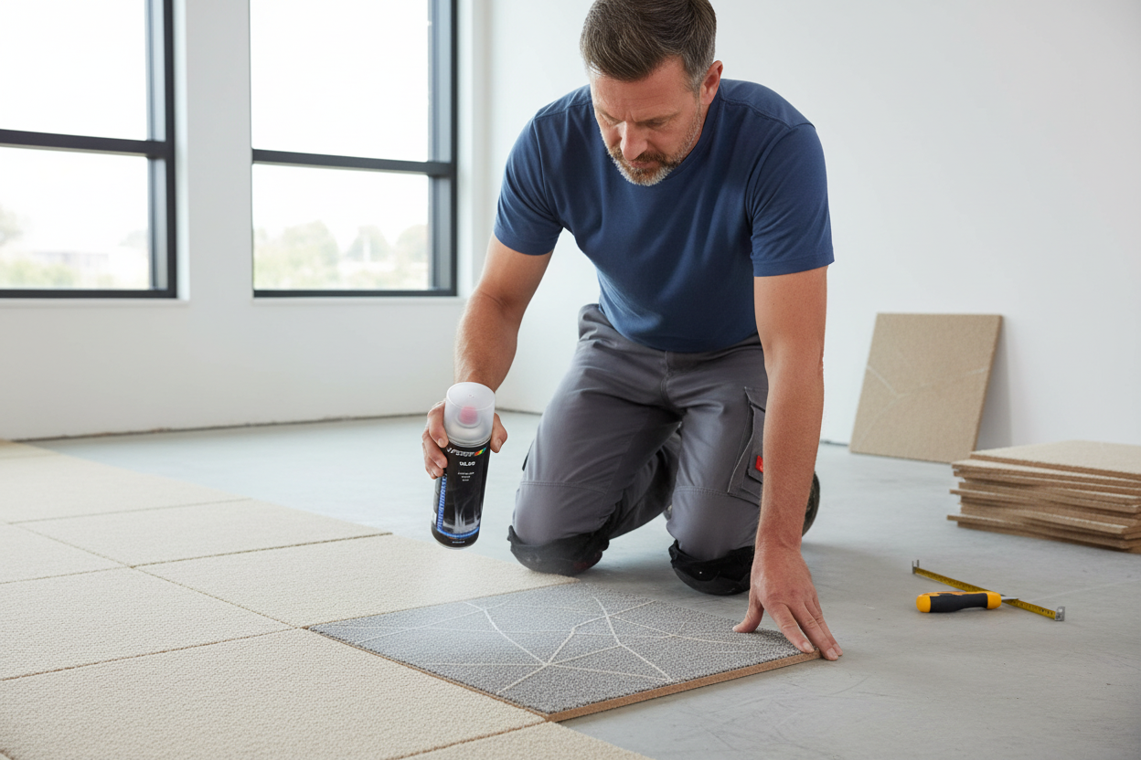 MOTIP Pro Adhesive Spray | Fast Drying | Permanent and Non Permanent Adhesion | 1 x 500ml
