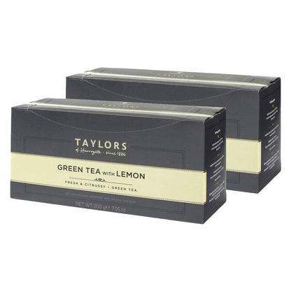 Taylors of Harrogate Green & Lemon Enveloped Tea Pack 100’s
