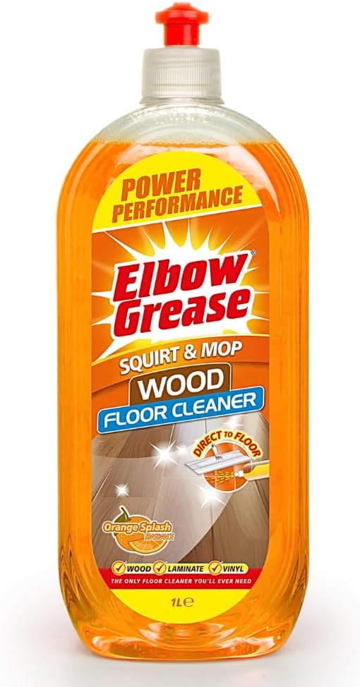 Elbow Grease Squirt & Mop Floor Cleaner | Orange | 1 x 1L
