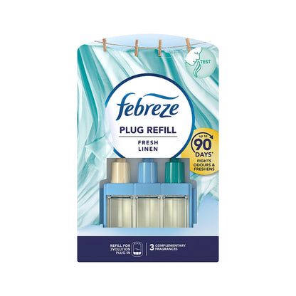 Febreze  Linen 3Volution 20ml, 90 day Airfreshener Refill