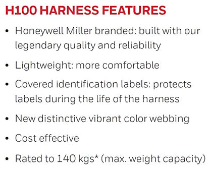 Honeywell Miller H100 Safety Harness 1 pt MB - Universal size