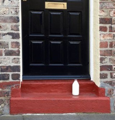 Ronseal Doorstop Paint Tile red Satin Doorstep Paint, 750ml