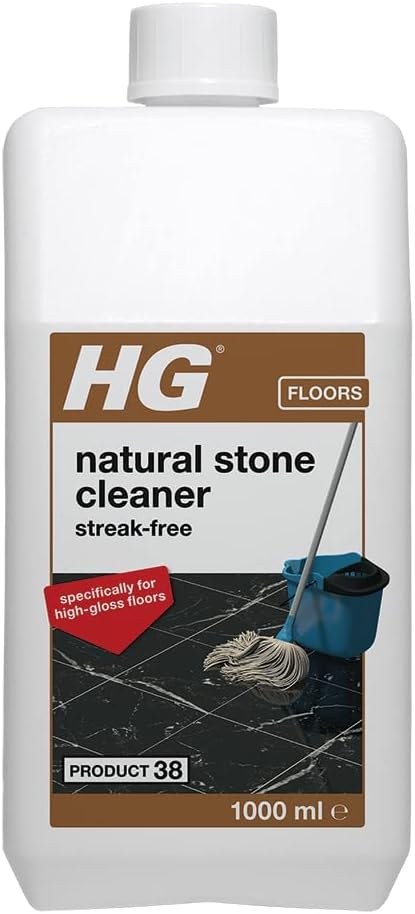 HG Natural Stone Cleaner 38 | Streak-Free | Concentrated Solution 1 Litre