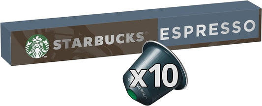 Starbucks Espresso Roast 10's (Nespresso Compatible Pods)