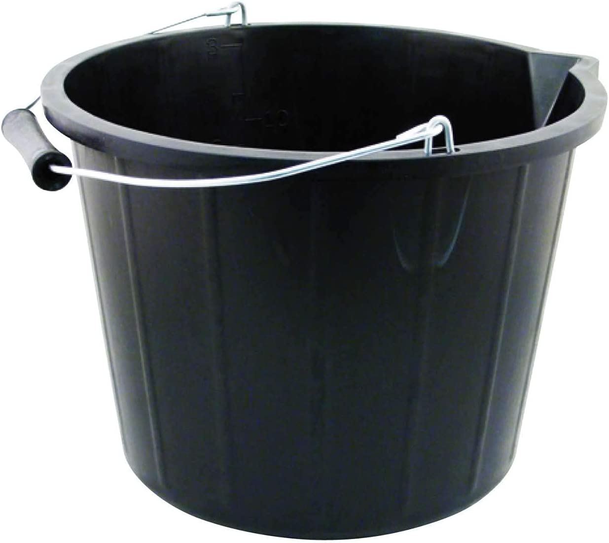 Janit-X Builders, Gardeners Buckets Black 14L Capacity