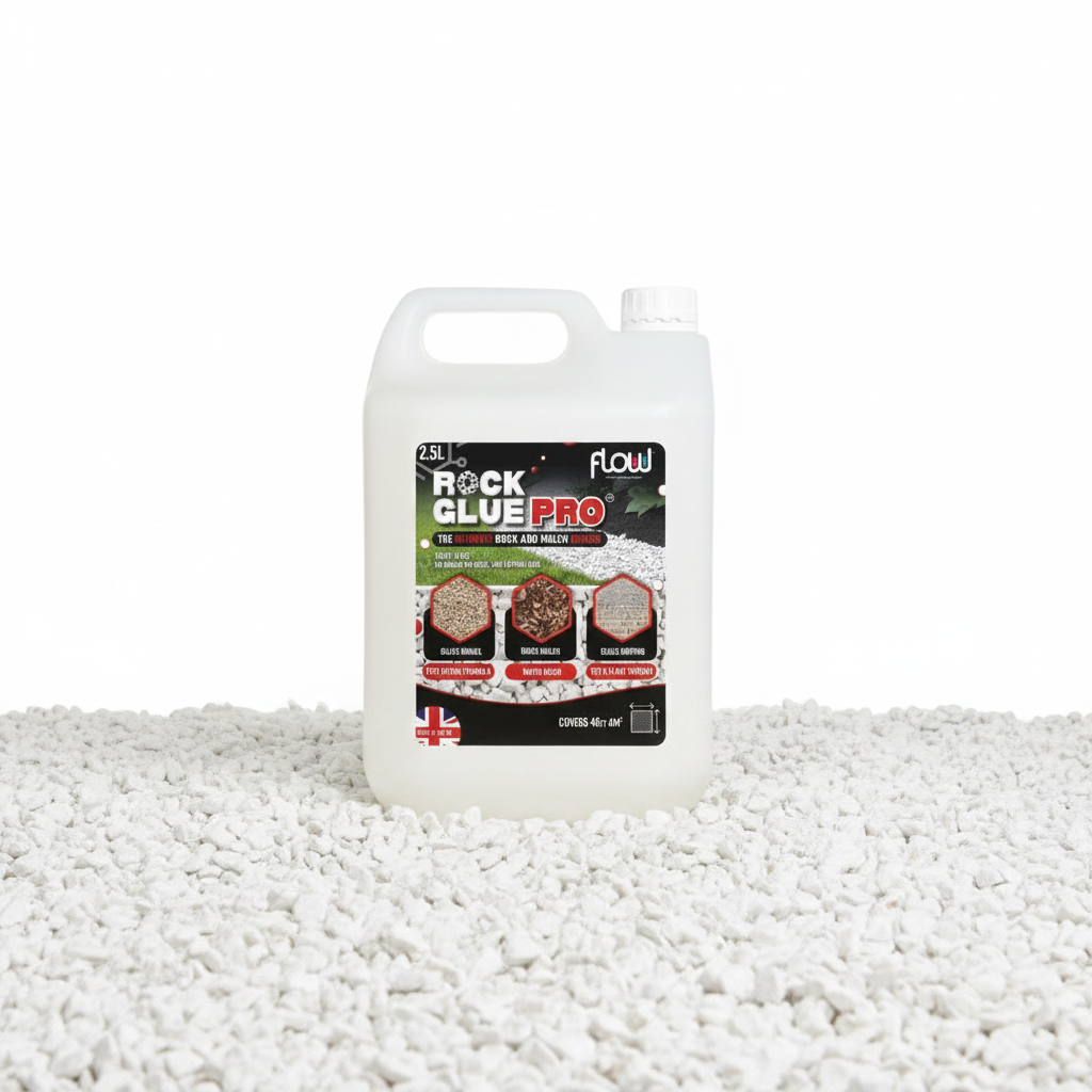 Rock Glue Pro – Heavy-Duty Water-Based Gravel Mulch Binder | For Driveways, Garden Paths | 2.5L