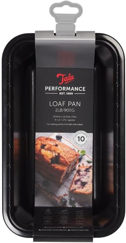 Tala Performance Large 2lb Loaf Pan | Carbon Steel | Oven proof up to 240ºC/ 464F