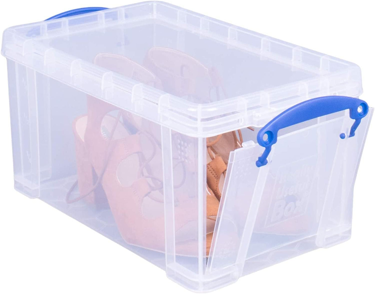 Really Useful Clear Plastic Front Opening Storage Box 8 Litre