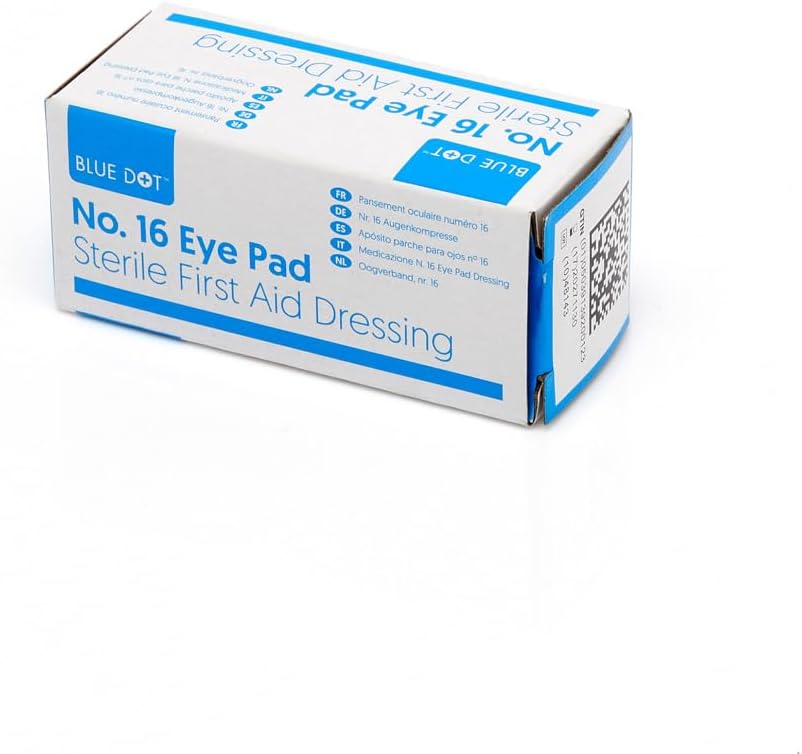 Blue Dot | Eye Patch and Sterile Bandage .