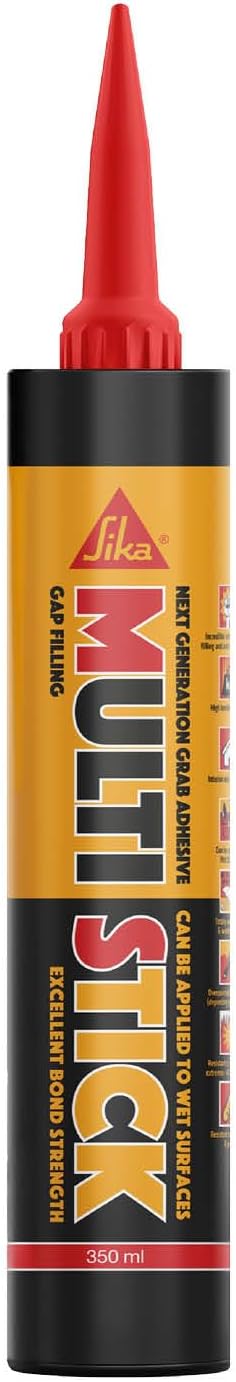 Everbuild Multi Stick | Hybrid Polymer Adhesive | Internal and External Use | White | 3 x 350ml